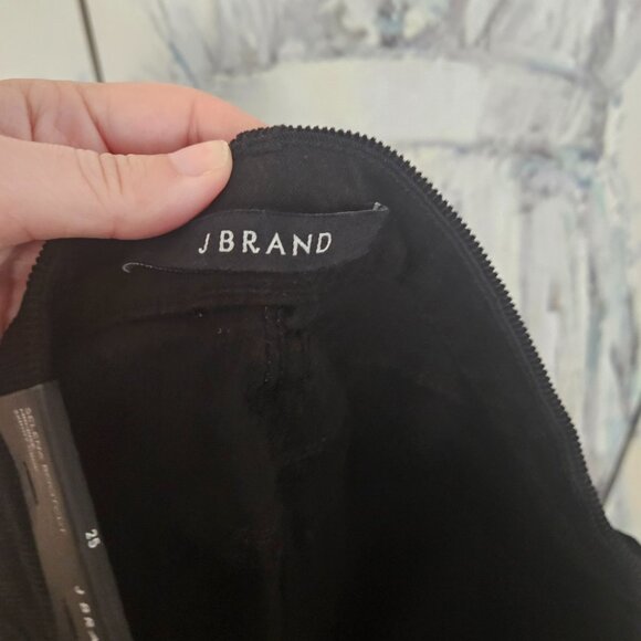 NWT J Brand Selena Bootcut Cropped Corduroy Jeans Pants Black Size 25 $198 - Picture 6 of 8